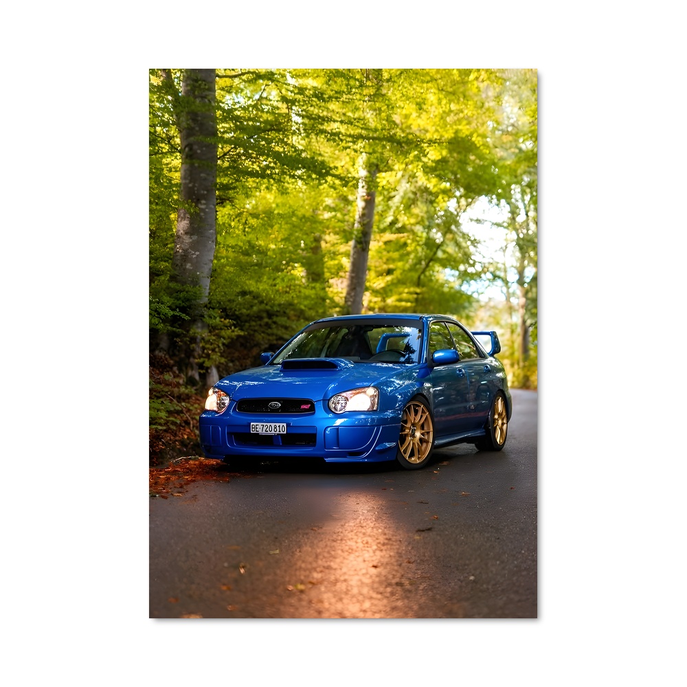 Poster Impreza wrx sti magnifique